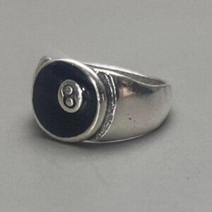 Y2k Vintage 8 Ball Ring